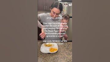 Such an easy side gig! #sidehustle #workwithoutworking #noise #mon33 #sahmsidehustle