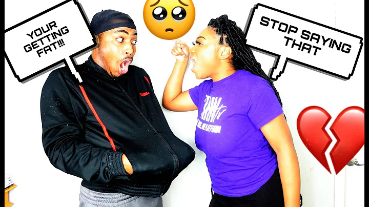 "YOU'RE FAT" PRANK ON GIRLFRIEND!! reaction bell and keyzz
