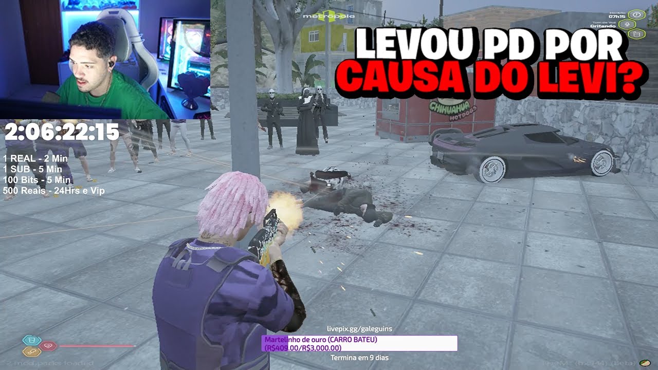 FEIRAS FOI NA FAVELA PRA DAR 2 PD!! TOMOU PD POR CAUSA DO LEVI?? - YouTube
