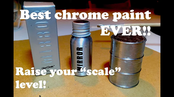 Best mirror chrome paint ever - make plastic look like polished metal!