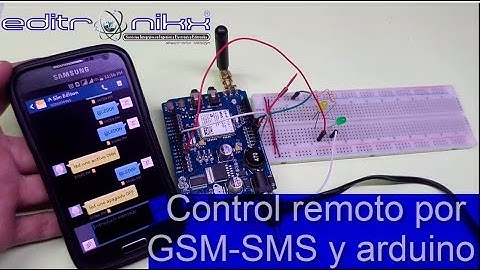 Control remoto por GSM SMS y arduino, GSM SMS Remote Control and arduino