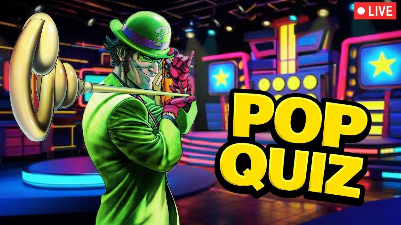The GREAT BIG Pop Culture Quiz! | Comics, Marvel, DC & Movie Trivia LIVE!