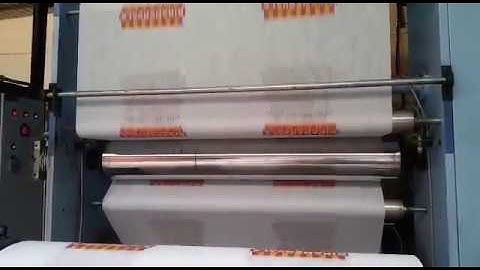 Flexo Printing Press for Non Woven Fabric By Printgraph, India.