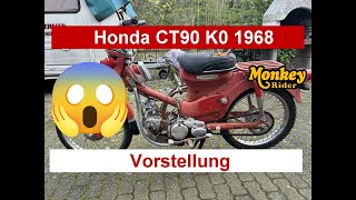 Honda CT90 K0 Hunter Cub 1968, 1. Vorstellung