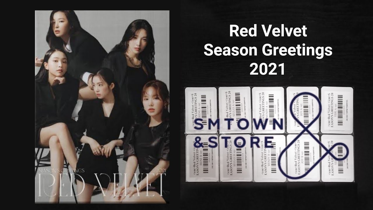 Red Velvet Season Greetings 2021 SMTOWN&STORE POB Photocards YouTube