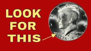 Rare 1976 Bicentennial Kennedy Half Dollar variety coins worth money!