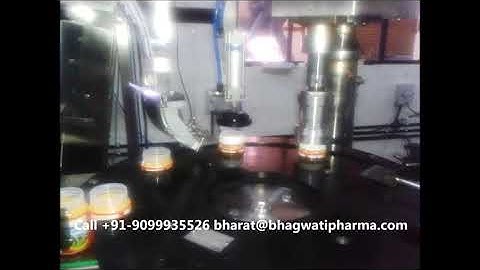 Cold Ghee Jar Automatic Single head  Screw Capping Machine with cap elevator