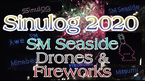 SM Seaside Drones and Fireworks Sinulog 2020