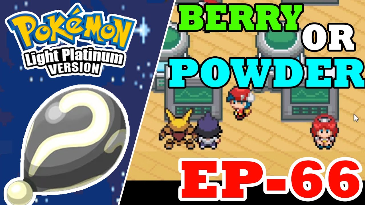 produktion stimulere ben Pokemon Light Platinum EPISODE 66 GAMEPLAY HINDI|HELP NOORMEAK Gym |Enigma  Berry? Energy Powder? - YouTube