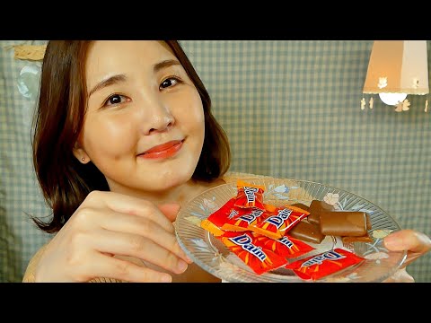 바삭바삭 다임 초콜릿 먹는 <strong>소리</strong> ASMR｜<strong>요즘</strong> 나의 행복