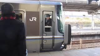 JR西日本 223系2000番台 J編成 普通 米原行き 京都駅信号トラブルで大幅遅延  積み残し  膳所駅  20191120