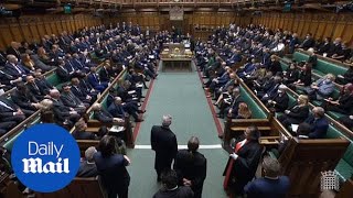 Parliament holds minute's silence after death of David Amess MP