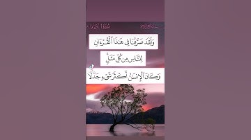 سورة الكهف بصوت الشيخ ياسر الدوسري