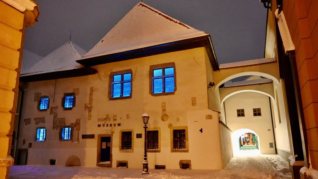 Winter Košice in the evening, Slovakia - 4k NIKON Z6 cinematic