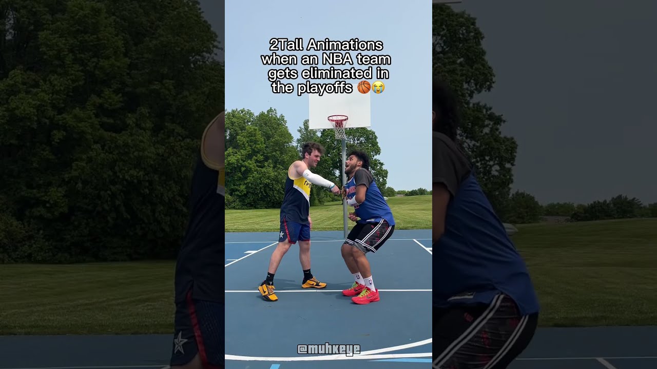 2Tall Animation When An NBA Team Gets Eliminated In The Playoffs Basketball Shorts