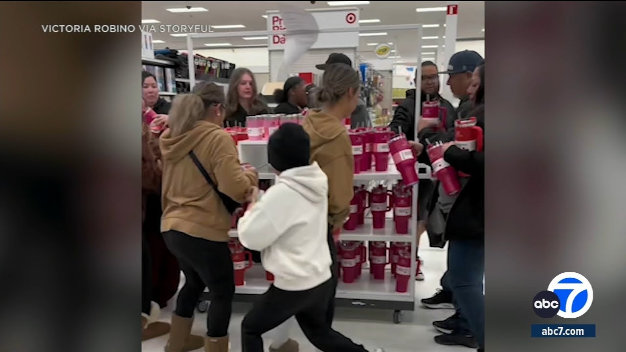 Latest Stanley cup release flying off shelves in Target stores across  country: video