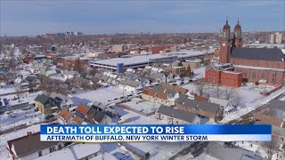 Death toll climbs as blizzard-battered Buffalo area digs out