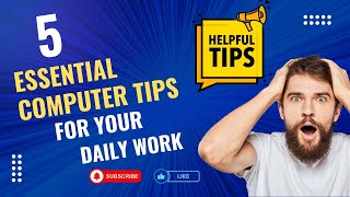 5 Essential Computer Tips to Boost Your Productivity | Tech Hacks for Beginners-2024 #science #tech