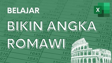 Mengubah Angka menjadi Angka Romawi dengan rumus ROMAN - Tutorial Excel Pemula - ignasiusryan