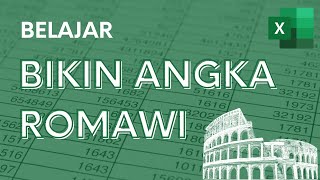 Converting Numbers to Roman Numerals with the ROMAN formula - Beginner Excel Tutorial - ignasiusryan