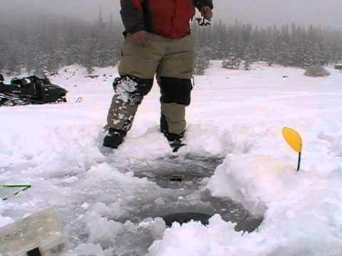 Jefferson Lake Colorado - Ice Fishing for Lake Trout