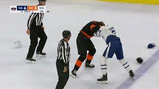 Wayne Simmonds fights Zack MacEwen. April 2nd, 2022
