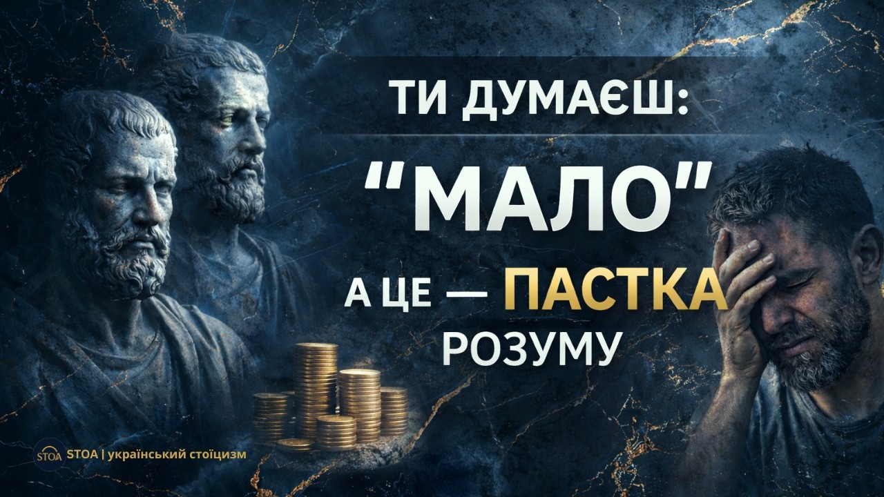 Гроші й контроль: звідки береться тривога і як її зняти | STOA | український стоїцизм