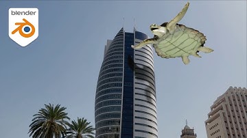 The famous Flying Turtle 🐢 - Blender 3d