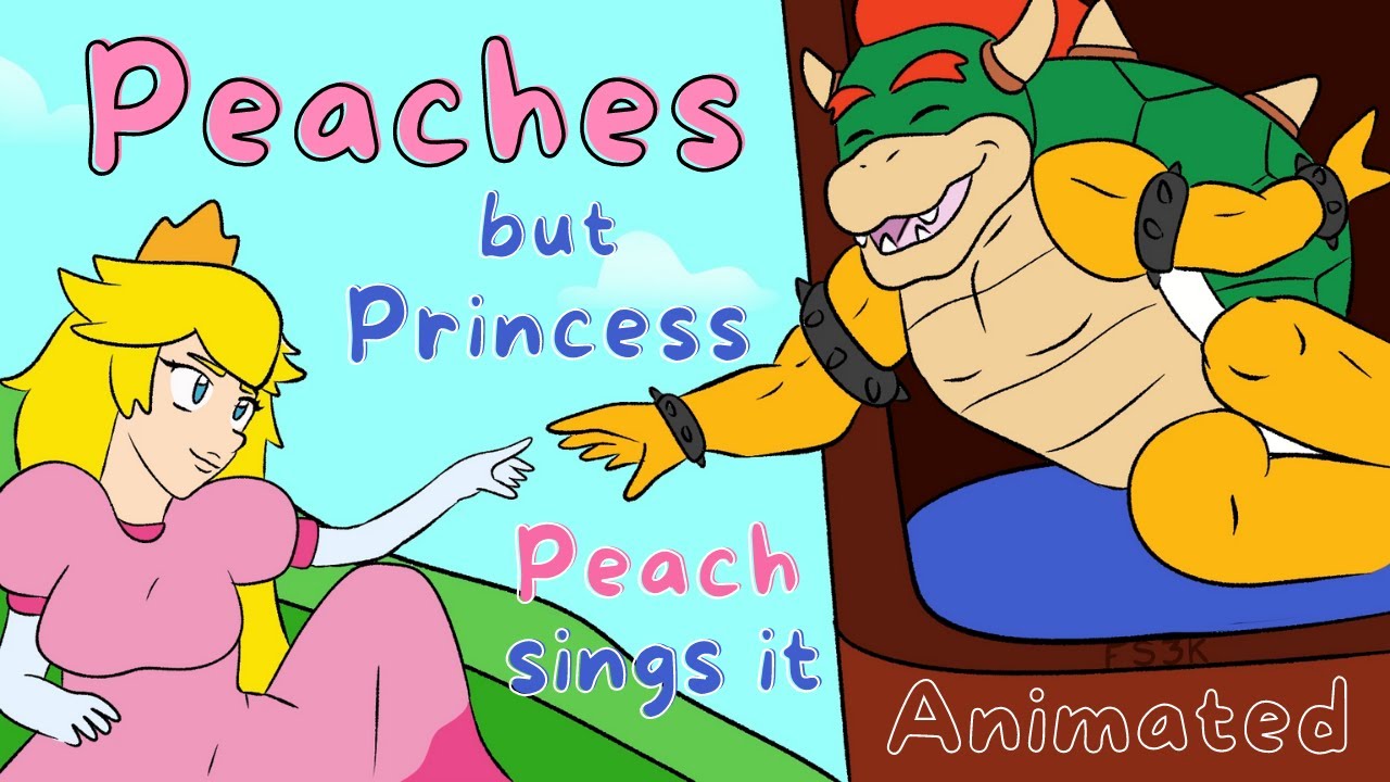 Peaches but Princess Peach sings it : r/Mario