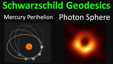 Relativity 108c: Schwarzschild Metric - Geodesics (Mercury perihelion advance, photon sphere)