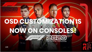 F1 2020 - OSD Customization IS NOW ON CONSOLES!
