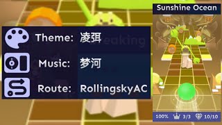Rolling Sky Co-Creation Level 34 Sunshine Ocean On V 4.9.7