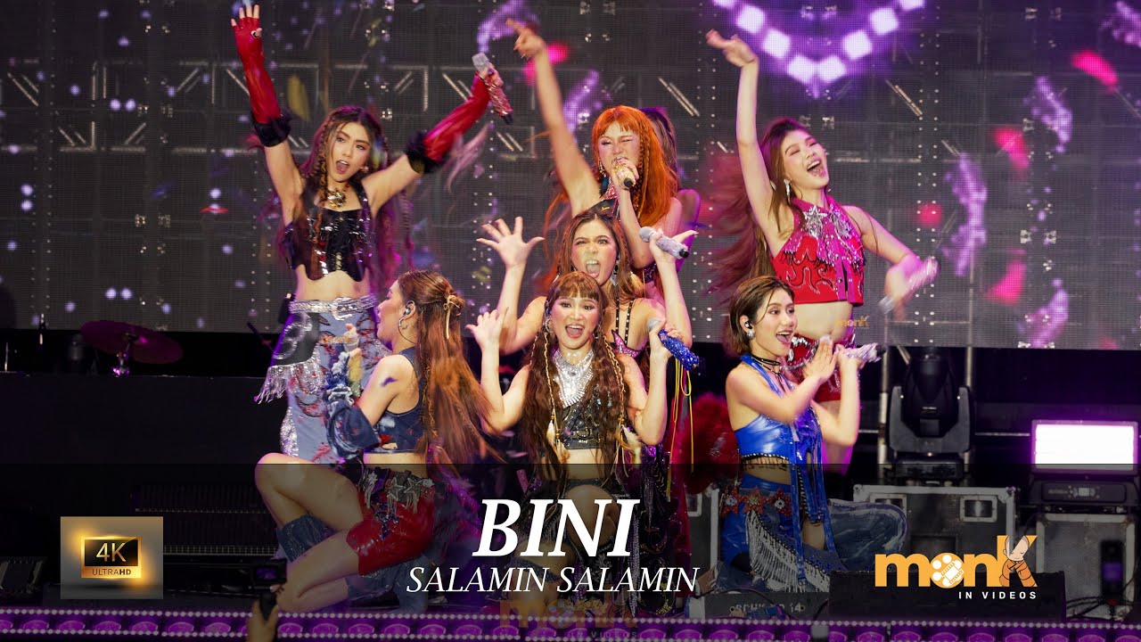 BINI - SALAMIN, SALAMIN [4K][LIVE] [BONUS CONTENT] [AURORAMUSICFESTIVAL]