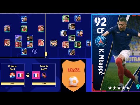 Prancis vs Prancis Online match #efootball2023 #pesmobile - YouTube