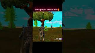 Slide jump combo = instant win  #fortnite #shorts #shortsfeed #foryou #gaming #viralvideo #fyp