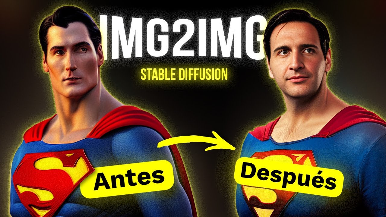 Tutorial img2img stable diffusion crea im genes hiperestilizadas de ti