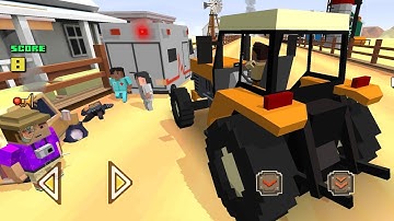 Smoking tourist causes a bad accident on the race track - Blocky Farming and Racing Simulator | 4K