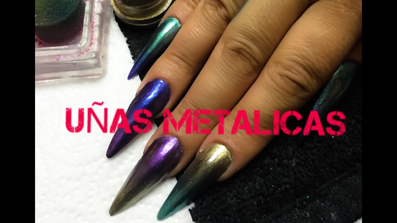 Efecto Metalico Con Brillo-Shimmer Metallic Effect - YouTube