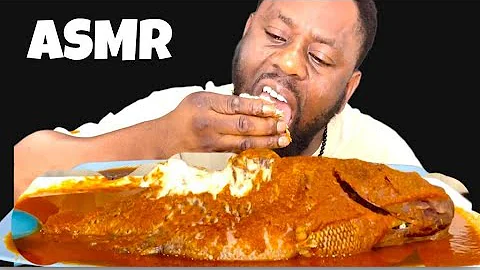 ASMR NIGERIAN MUKBANG SPICY PEPPER SOUP WITH TILAPIA FISH