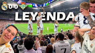 Fui a ver la despedida de TONI KROOS - ADIÓS LEYENDA - Highlights emotivos [Real Madrid 0 - Betis 0]