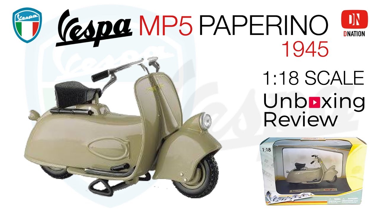 Miniaturas Moto Gp Miniatura De Scooter Piaggio Vespa MP5 Paperino