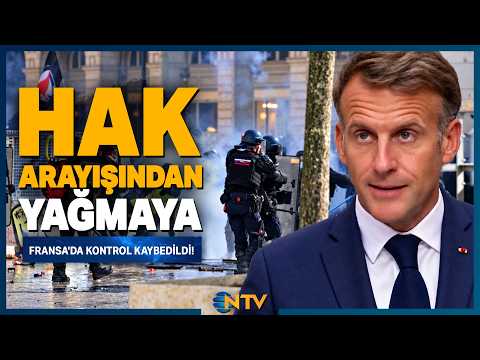Breaking News: Paris Streets Engulfed in Flames: 550,000 People Take to the Streets! | NTV