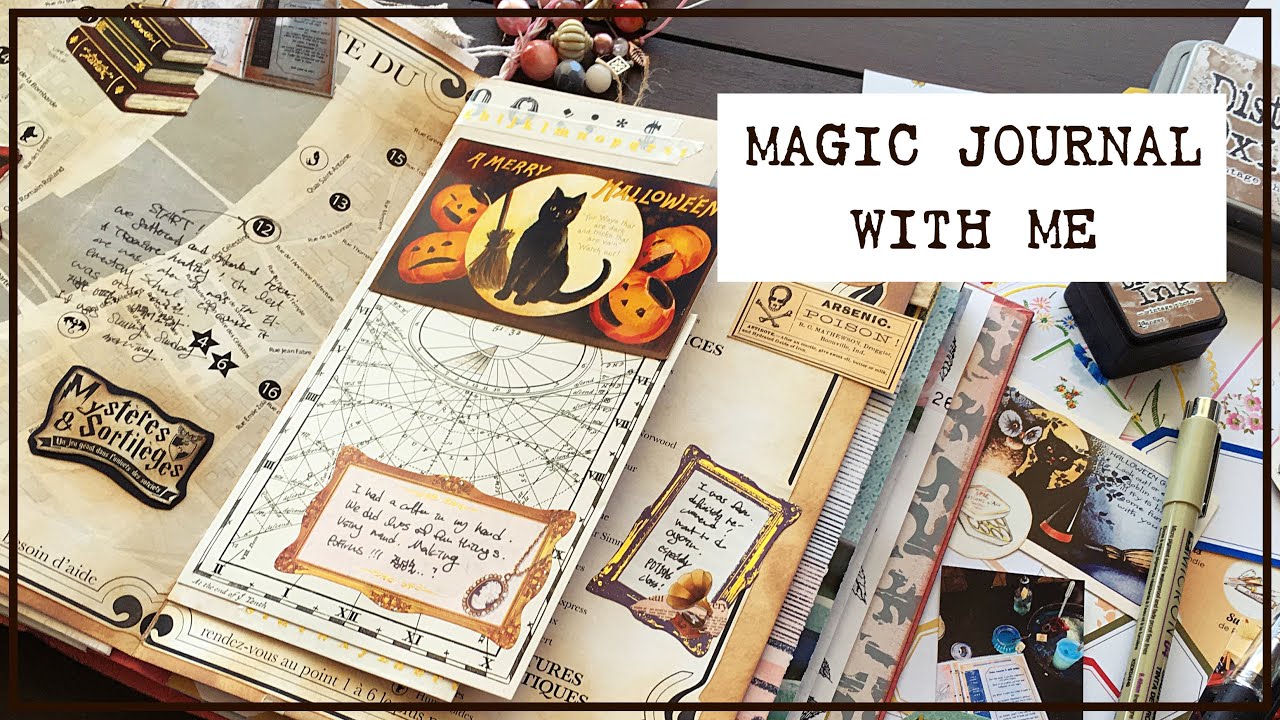 Harry Potter Junk Journal Spells & Charms Section - Project Idea 