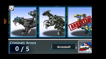 Dino Robot Infinity! T-Rex Cops