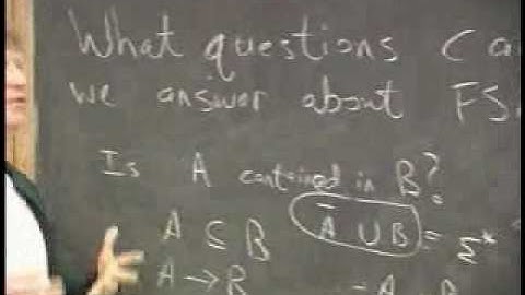 Lecture 4 -  Minimizing Finite State Machines (Part 9/9)