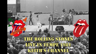 The Rolling Stones - Live in Tempe 1981, december 13th - Keith´s channel