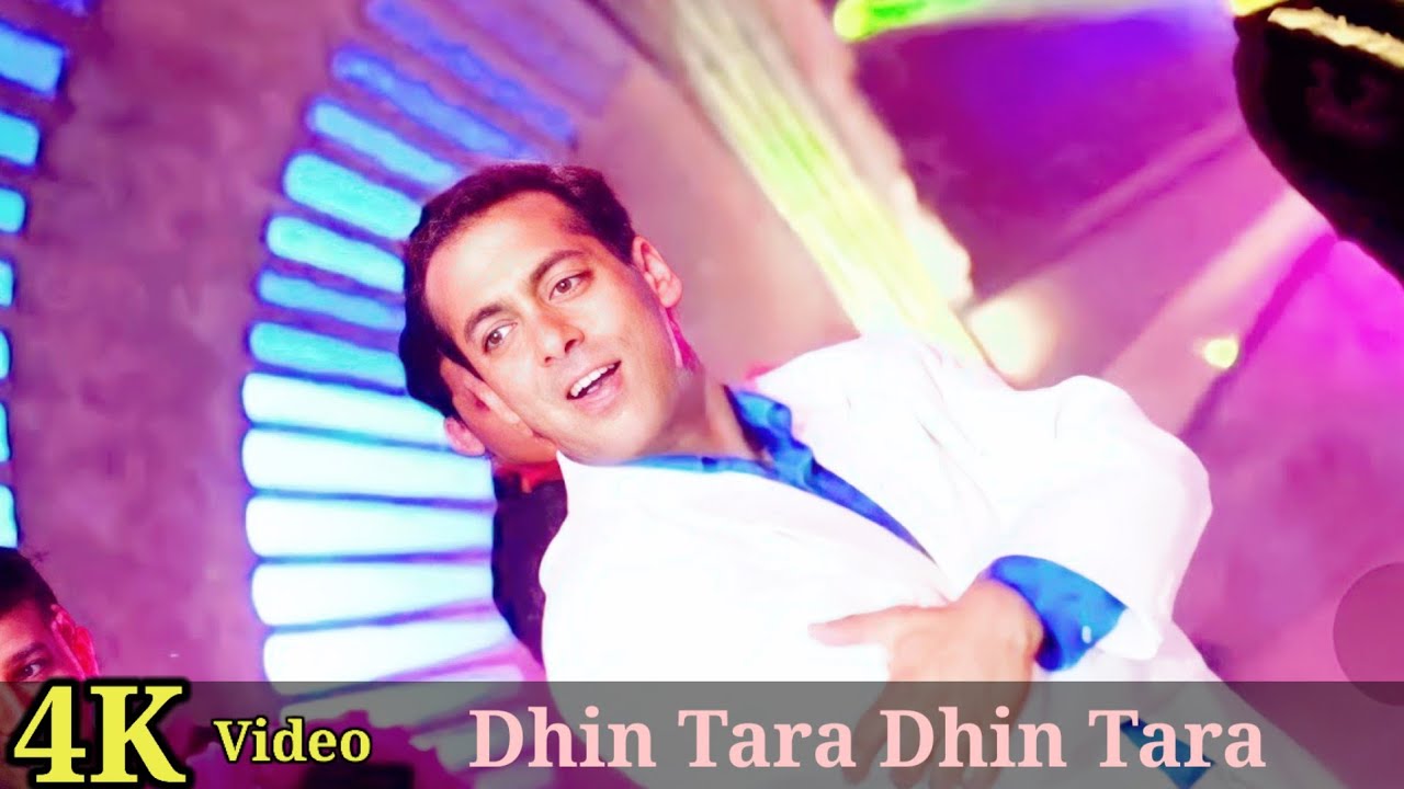 Dhin Tara Dhin Tara 4K Video Song  Kahin Pyaar Na Ho Jaaye  Salman Khan Kumar Sanu HD