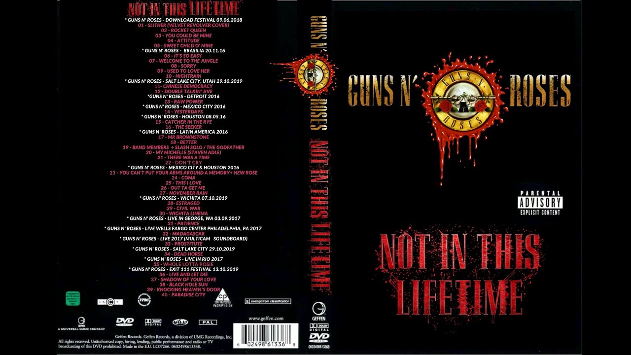Guns N' Roses   - Not In This Lifetime Selects 2016 á 2019!