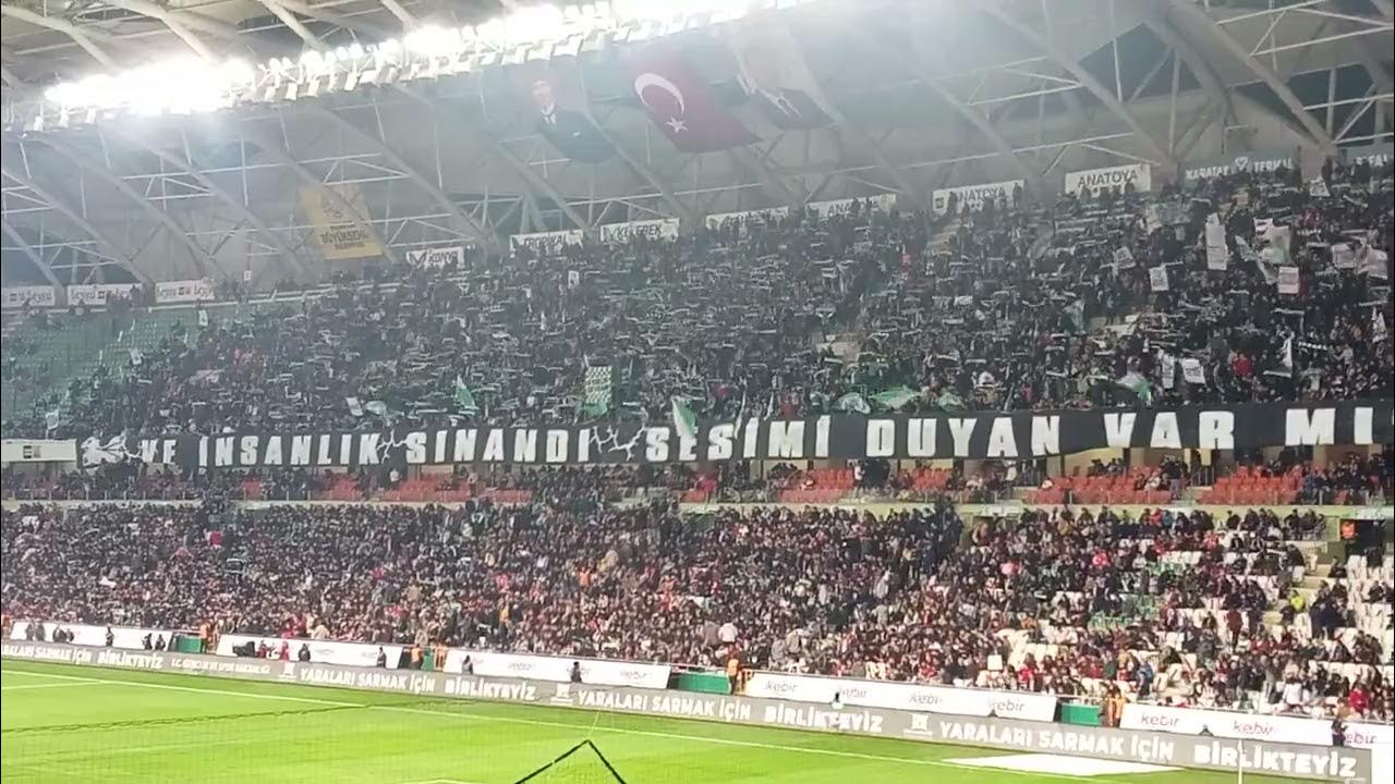 Konyaspor-Galatasaray maçı Nalçacılar tribün şovu - YouTube
