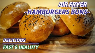 AIR FRYER HAMBURGER BUNS RECIPE